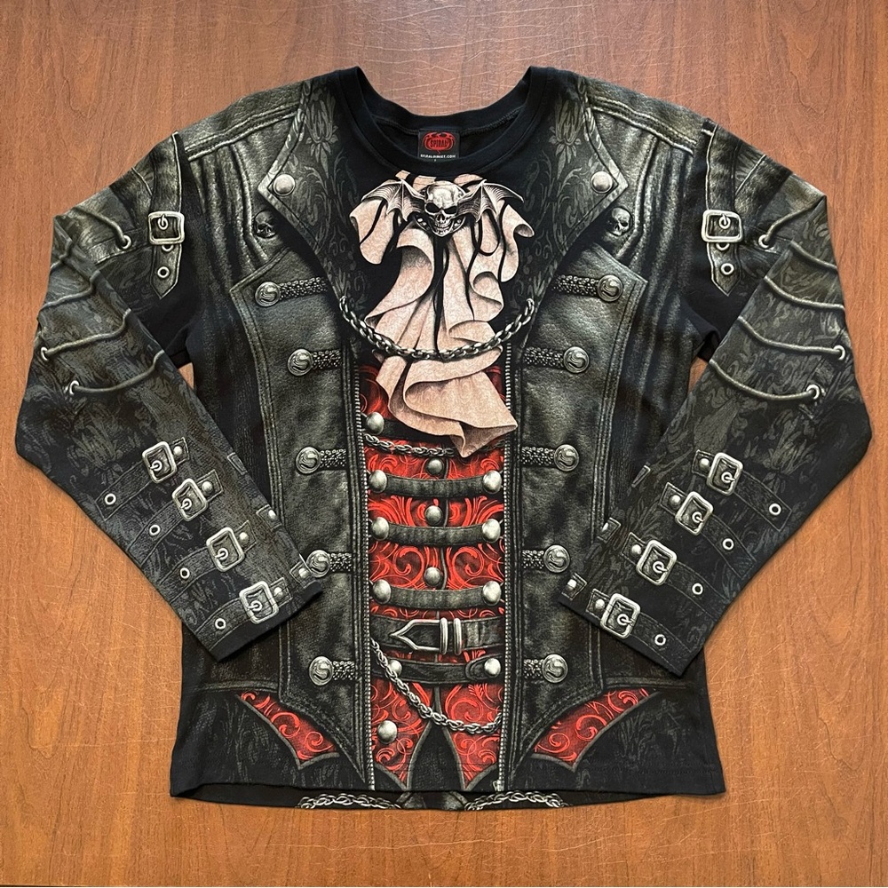 Spiral Direct Gothic Wrap Allover Jacket Vest Sku… - image 1